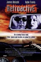 A gun rests on a dashboard with Jim Belushi (as Frank) and Kylie Travis (as
              Karen) in the rear-view mirror.
