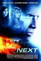 A blazing city is superimposed over Julianne Moore (as Callie Ferris), Jessica
                Biel (as Liz Cooper), and Nicolas Cage (as Chris Johnson )--all three of whom are
                worried.