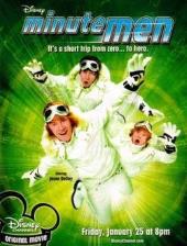 Jason Dolley (as Virgil), Chelsea Kane (as Stephanie), and Steven R. McQueen
                (as Derek) ham it up as they free fall toward the camera in white jump suits and
                goggles.