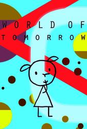 The iconic little girl from World of Tomorrow composed of a triangle body, a
                circle head, two lens-shaped ears, and two letter L