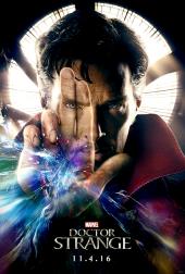 Benedict Cumberbatch (as Doctor Strange) casts a spell with two outstretched,
                transparent fingers.