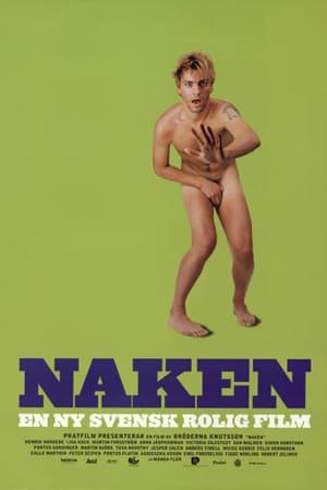 A startled and startling Henrik Norberg (as Anders, the Naked Guy) attempts to hide his private parts.