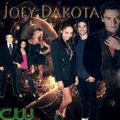A montage of the cast from the pilot of Joey Dakota.