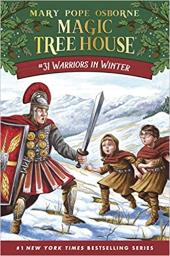 A Roman soldier seems just as startled as young Jack and Annie when all three
                meet on a snowy slope.