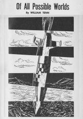 Pen-and-ink drawing of a falling rocket, divided into interleaved horizontal
                stripes that alternate between normal and negative black-and-white.