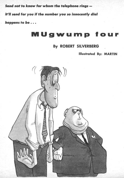 A cartoonish pen-and-ink drawing of a tall, sad sack kind of man and a short, fat, bald businessman.