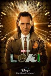 Tom Hiddleston (as Loki) stands with his arms crossed and an annoyed look on
                his face, in front of a large analog clock with multiple hands.