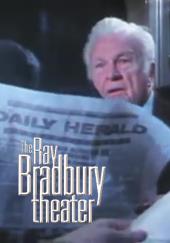 Sitting on a train, Eddie Albert (as old Jonathan Hughes) looks out over a
                newspaper.