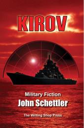 Bathed in red light, a battlecruiser sails on a calm sea with a radar screen
                and blip in the sky.