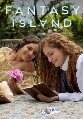 Lyinging on a blanket in a Victorian gardan, Caitlin Stasey and Gillian Saker
                (as Isabel Marshall and Rachel Coldwater) share a quiet moment reading a book
                together.