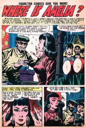 In the first of three large panels, we see a beatnik playing the bongos and
                hypnotizing a young woman at a party.